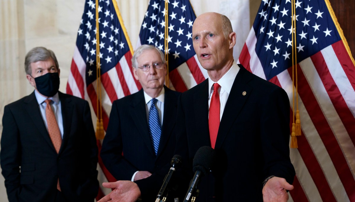 Rick Scott hits 'treasonous' Republicans for 'trash-talking' GOP Senate ...