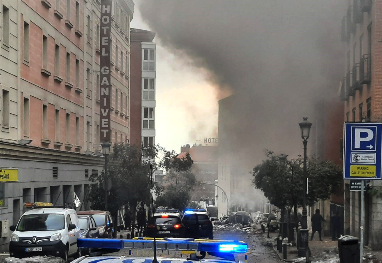 At least three dead and several injured after blast shakes Madrid