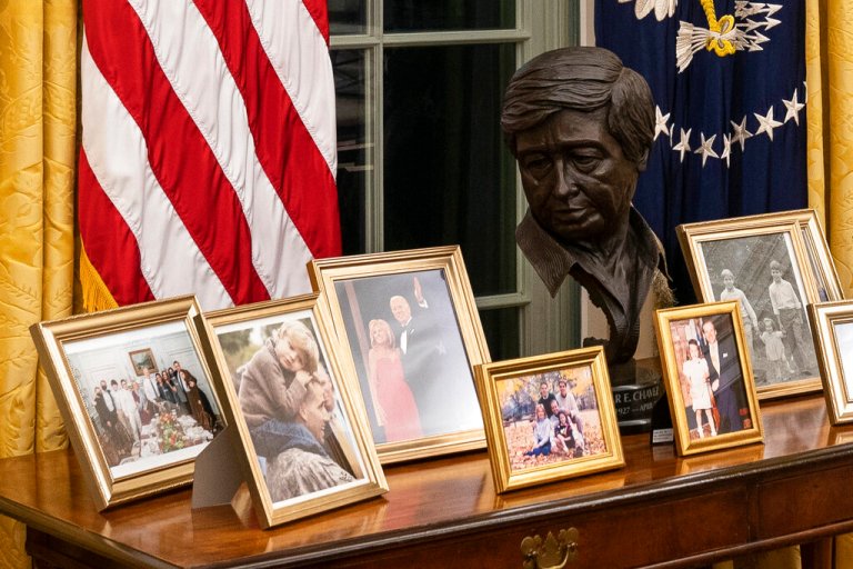 Cesar Chavez, whose bust is in Biden Oval Office, has history of anti-immigration comments and positions