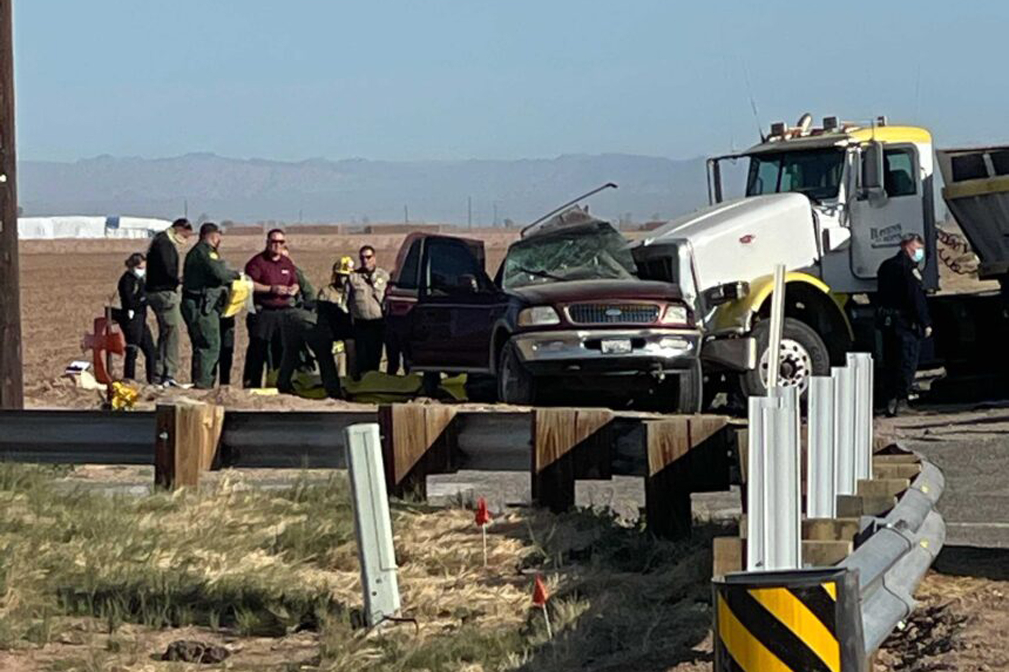 At least 13 dead after SUV with dozens of passengers collides with semitruck in California