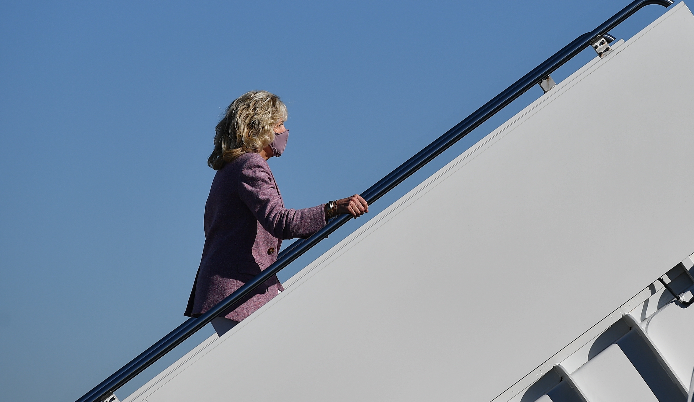 Jill Biden takes school reopening tour flanked by teachers’ union bosses