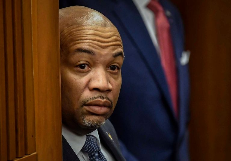 Assembly Speaker Carl Heastie, D-Bronx, listens during a joint legislative budget hearing in Albany, New York.