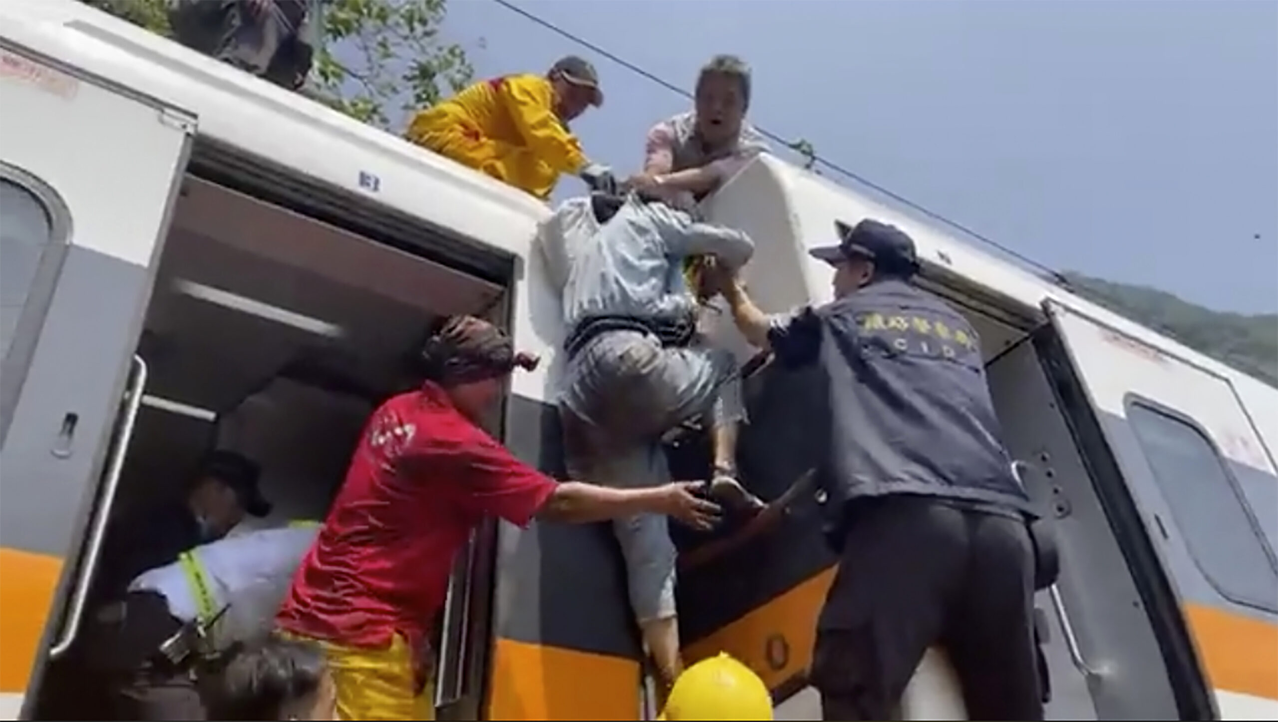 Passenger train in Taiwan partially derails, killing at least 48