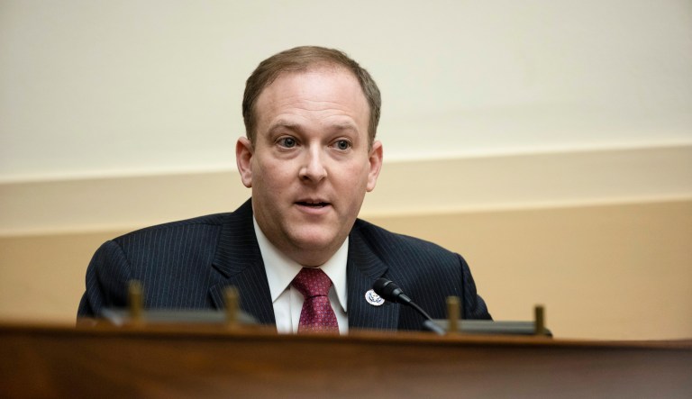 Rep. Lee Zeldin (R-NY) speaks during a hearing in Washington, D.C., on Wednesday, March 10, 2021.