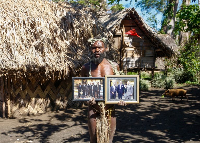 South Pacific tribes mourn death of Prince Phillip, who they viewed as god-like figure