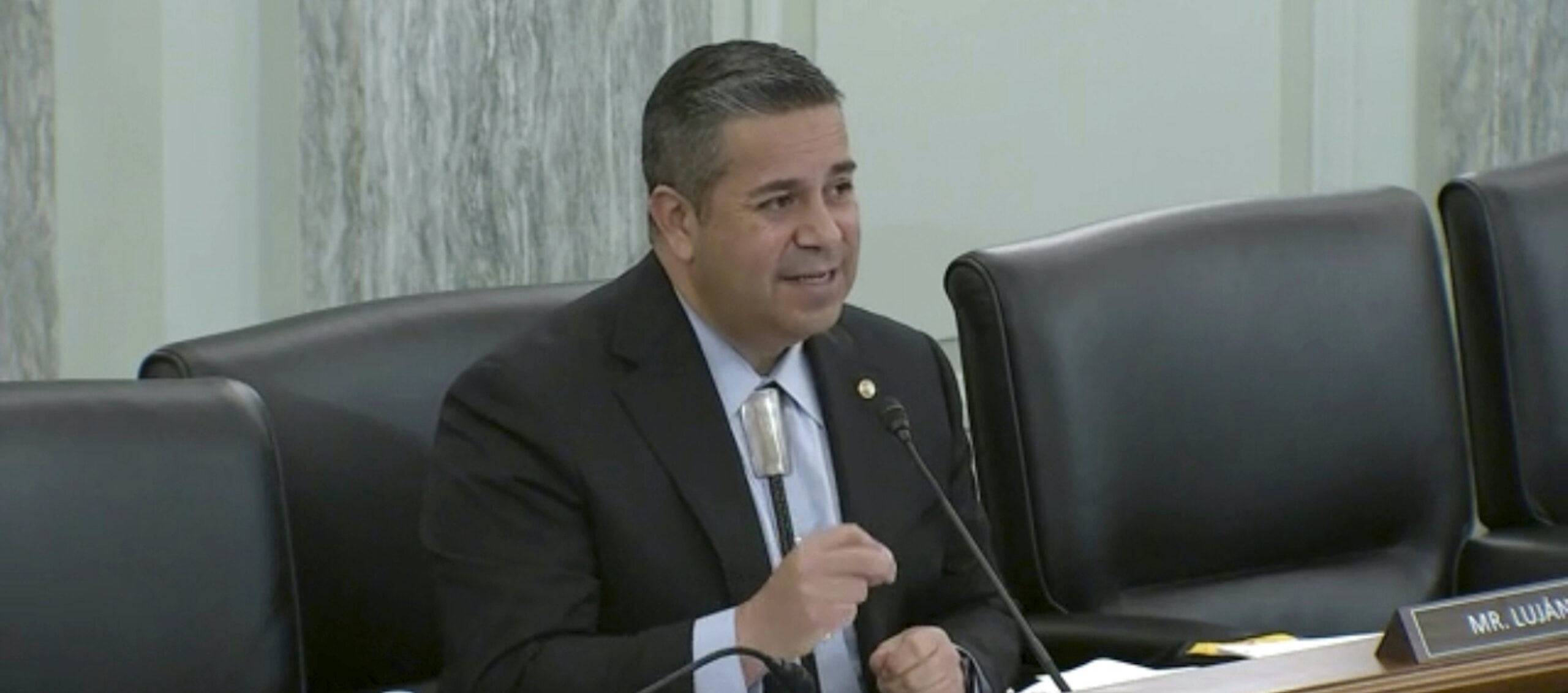 Sen. Ben Ray Luján returns to Senate following stroke