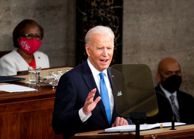 Biden urges competition, not conflict, with China in address to Congress