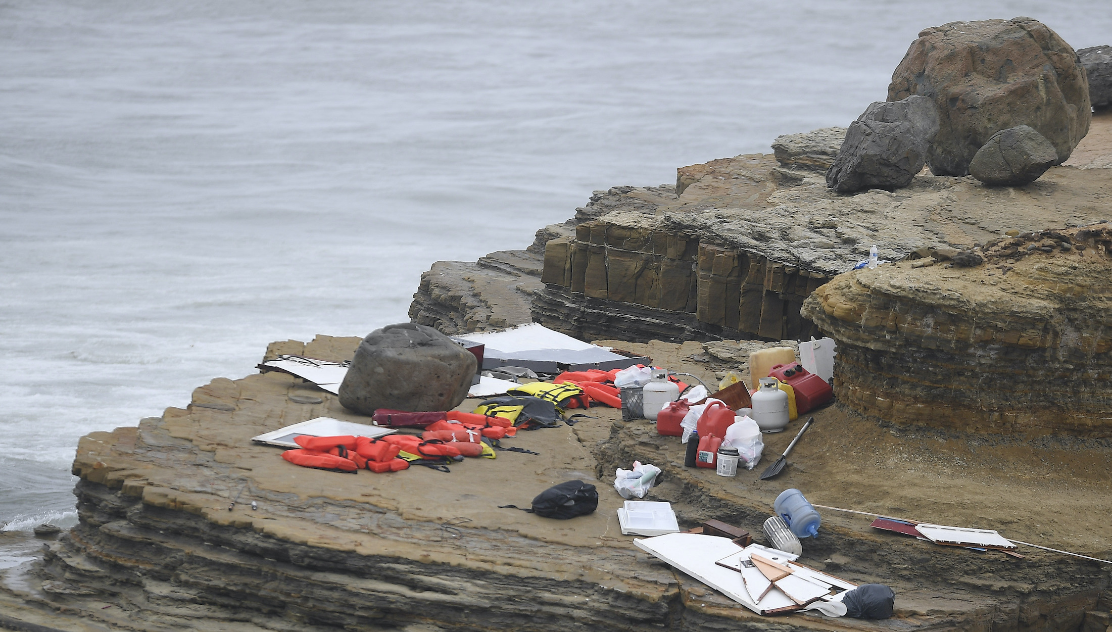 Three dead and 27 rescued after suspected smuggling boat overturns off San Diego coast