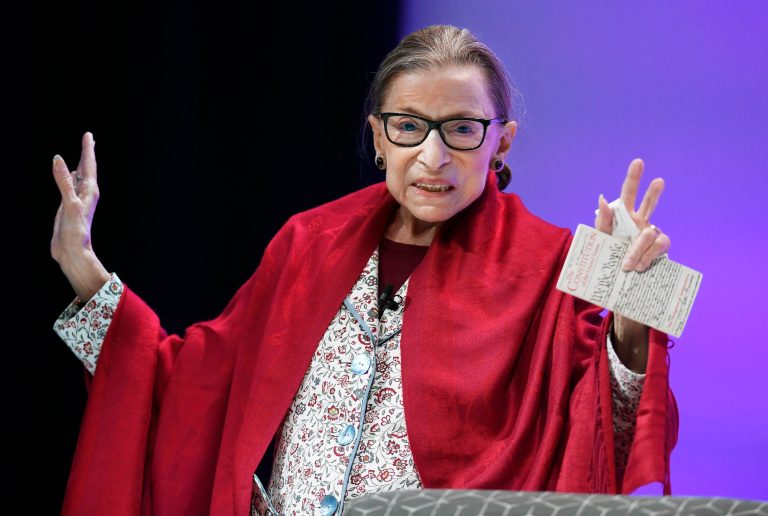 With a heavily redacted quotation, the ACLU neuters Ruth Bader Ginsburg’s argument
