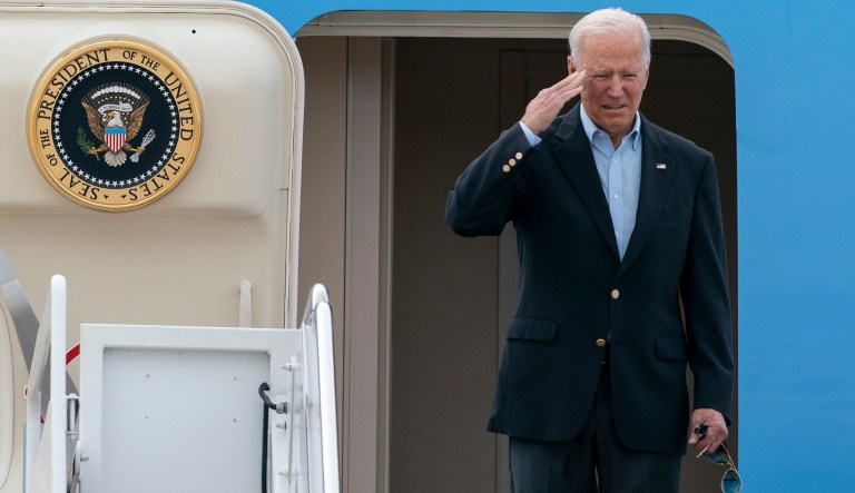 Biden warns global warming is the greatest threat to national security in speech to troops