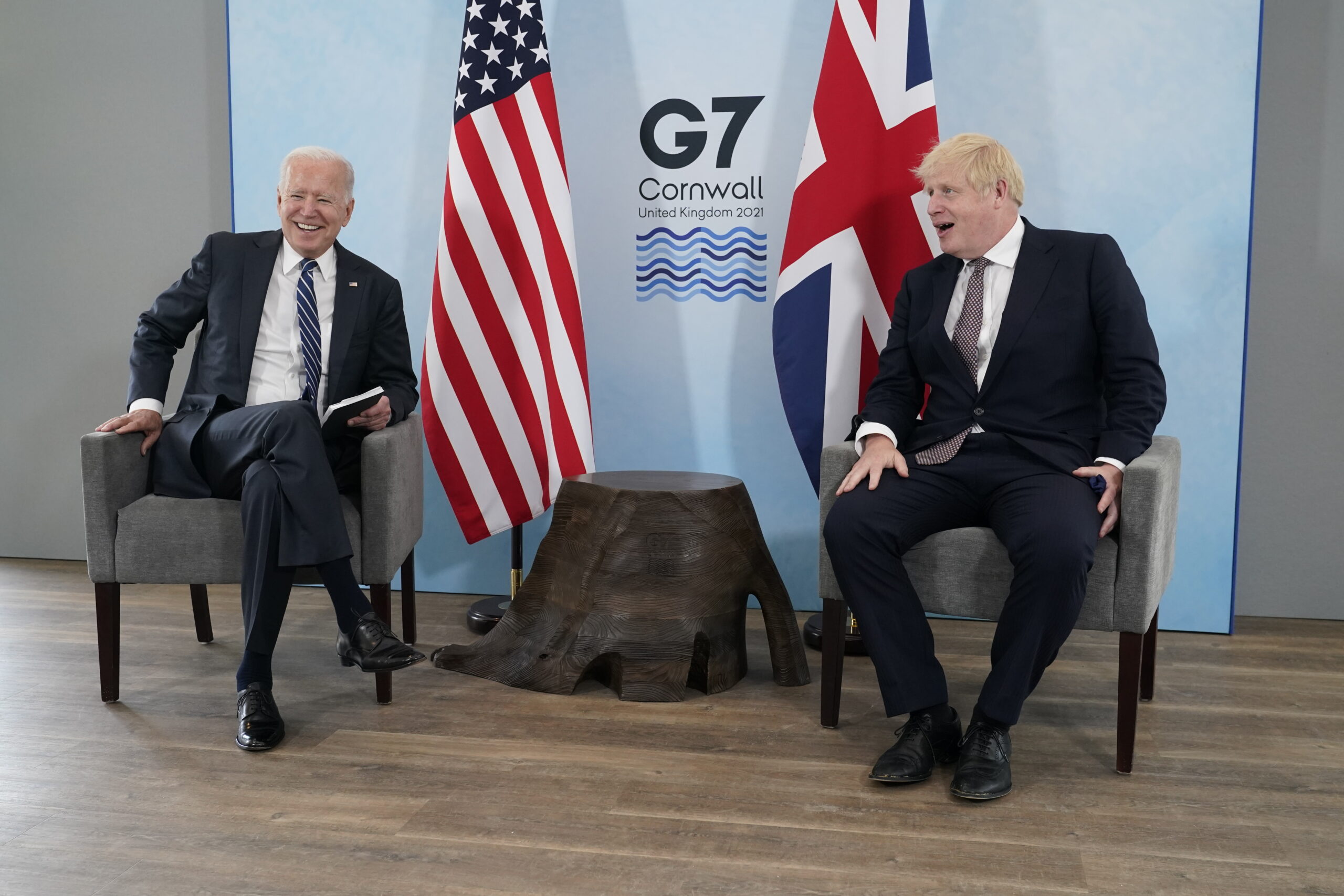 Biden offers cagey laugh when asked if one meeting will change Putin’s behavior