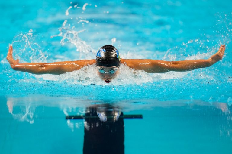 Virginia swimmer beats Olympic record at US trials