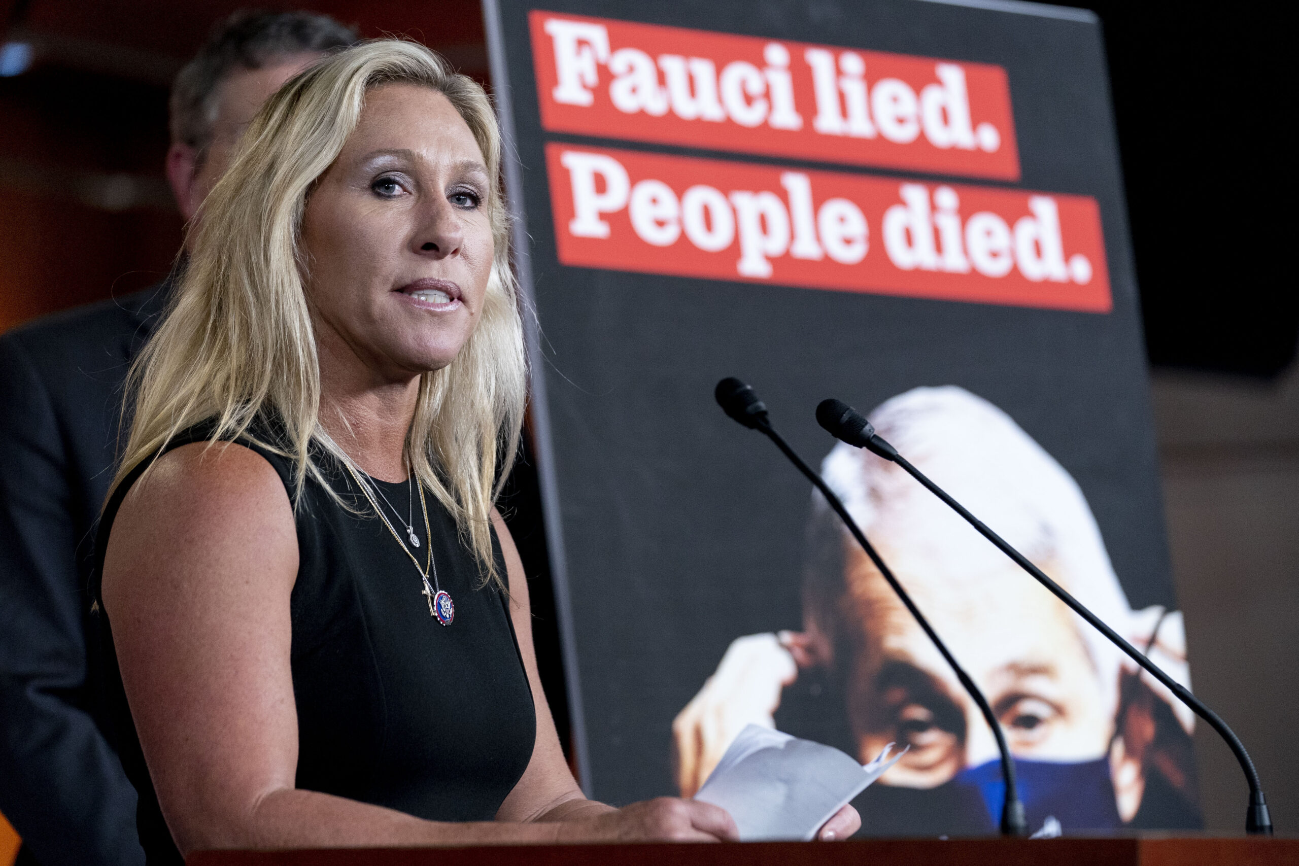 Marjorie Taylor Greene demands COVID ‘answers’ from Fauci, ‘stop lying’