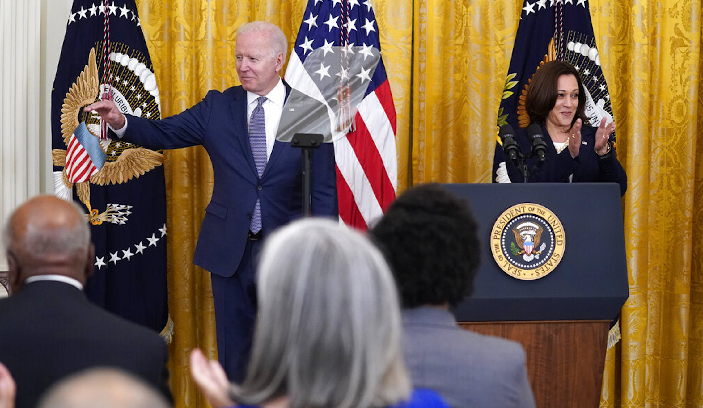 Biden and Harris stress history education as Juneteenth becomes federal holiday