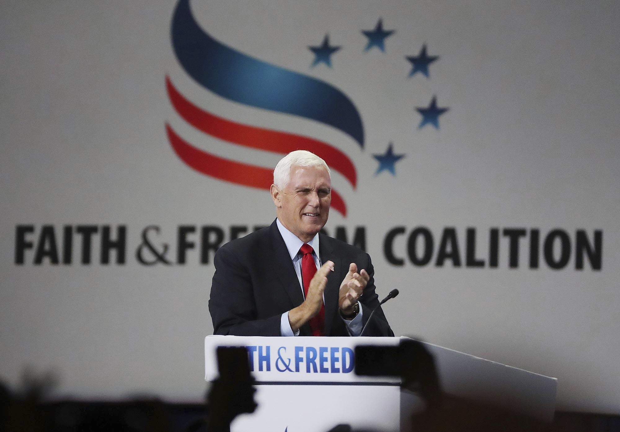 Pence taunted as ‘traitor’ during speech at Florida conservative conference
