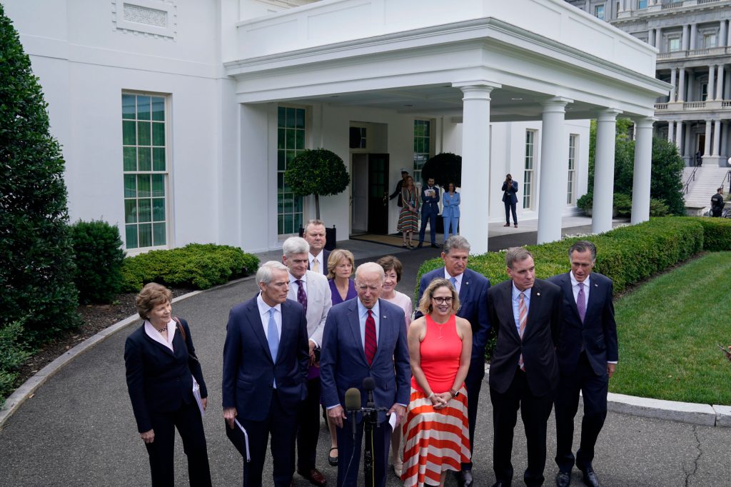 Biden infrastructure plan reignites tensions with the Left