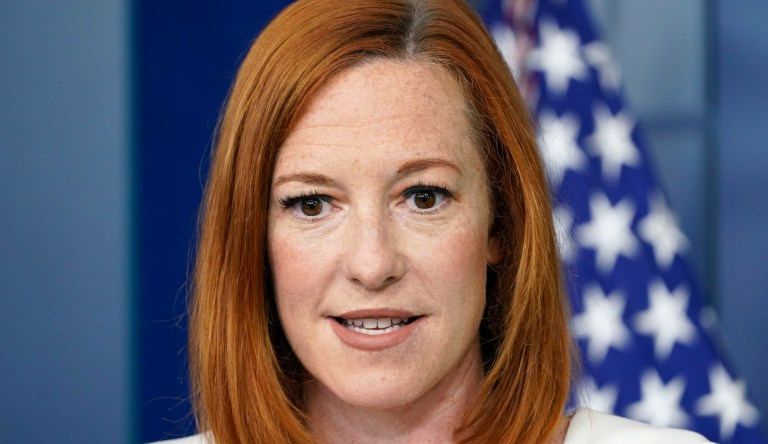Psaki ends press briefing with a parting shot at Trump’s long shot social media lawsuit