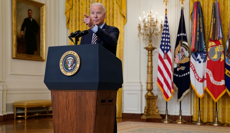 Taliban takeover of Afghanistan isn’t ‘inevitable,’ Biden says after forceful defense of US exit