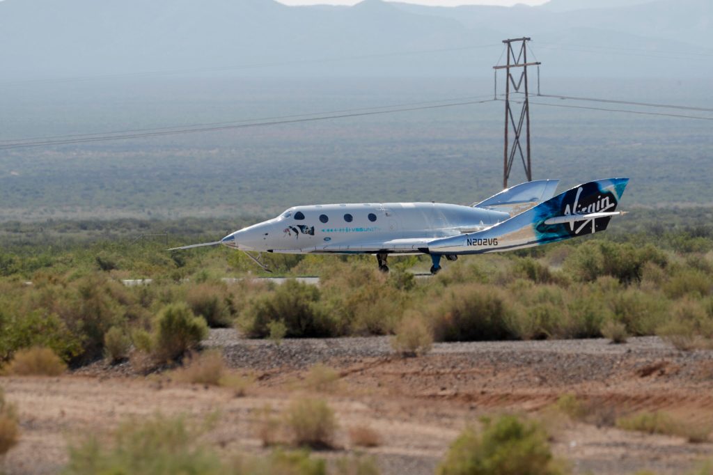 FAA temporarily grounds Virgin Galactic ship while investigating ‘mishap’ during July 11 flight