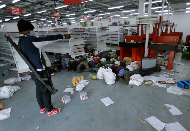 South Africa faces food shortages as rioting and looting rock country