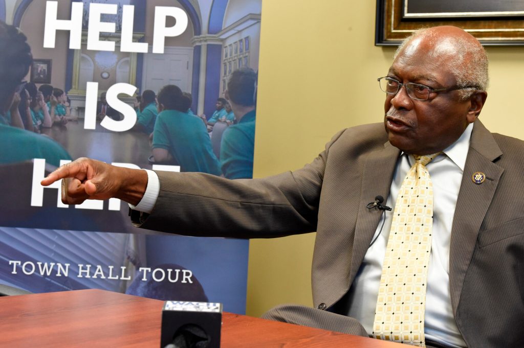 House Majority Whip Jim Clyburn tests positive for COVID-19