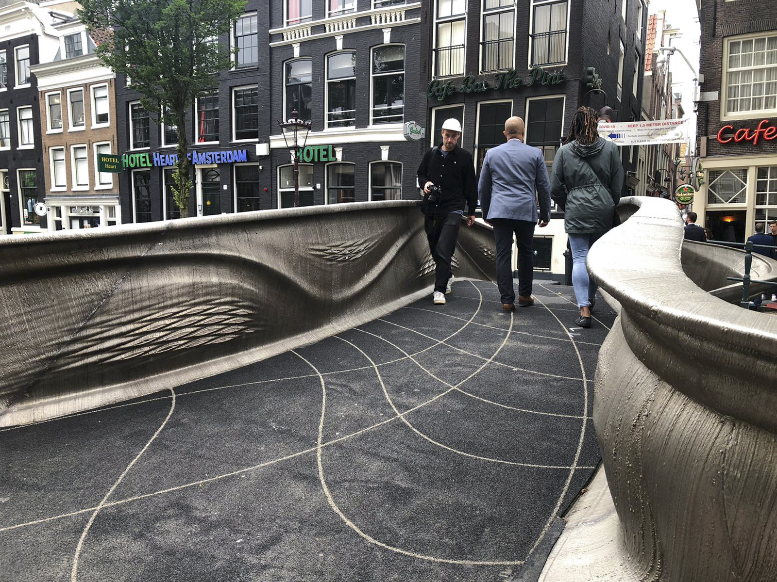 3D-printed bridge opens in Amsterdam