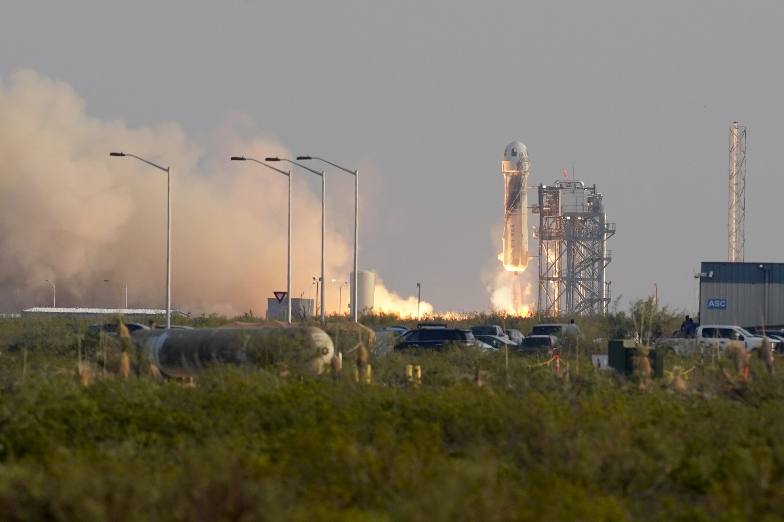 Bezos-founded Blue Origin methane emissions spotted by space station