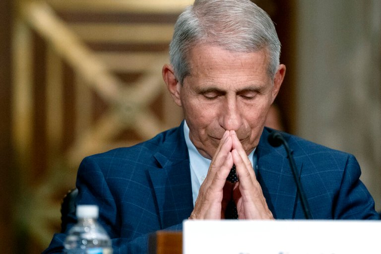 Coronavirus vaccination protester calls Fauci ‘fuhrer’: ‘Your children’s children will be subjugated’ by ‘Nazis’