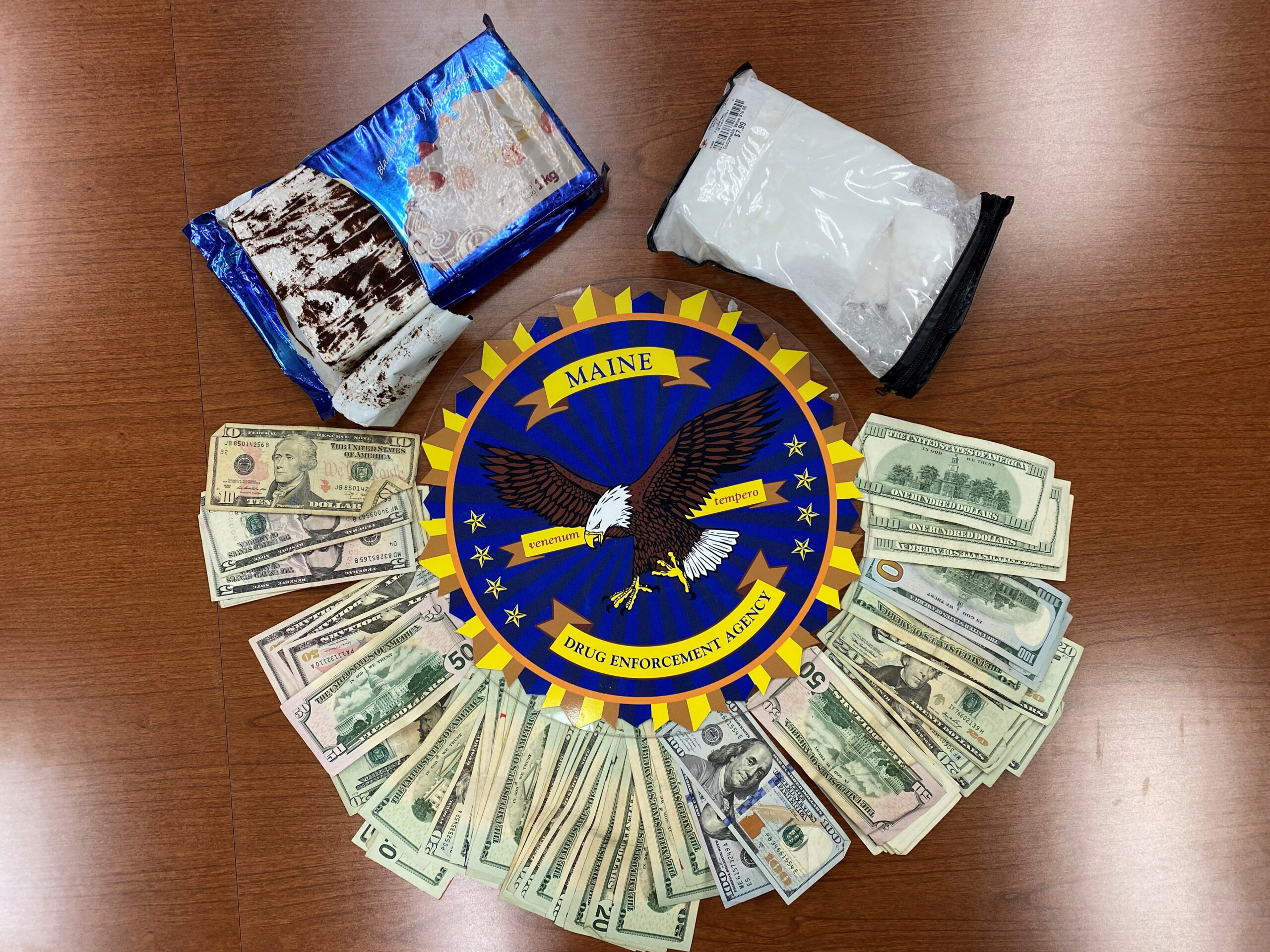 Maine police seize cocaine disguised as cake