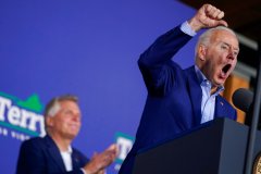 ‘Not a Trump rally’: Biden says ‘no one’s paying attention’ to hecklers disrupting Virginia event