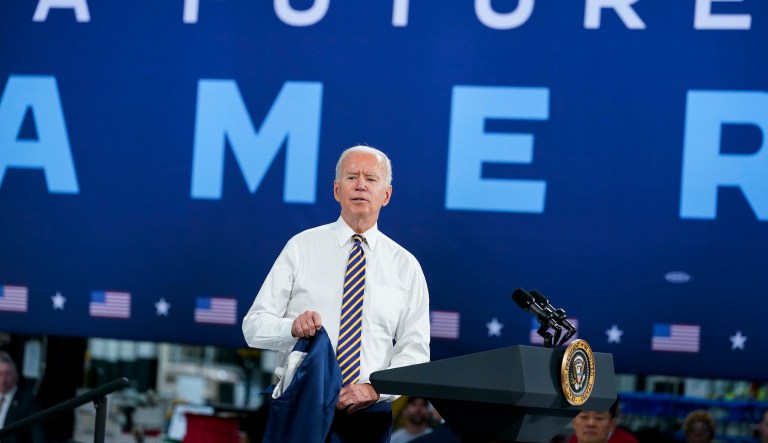 Build it back bluer: Biden tries to flip ‘Trump country’ voters