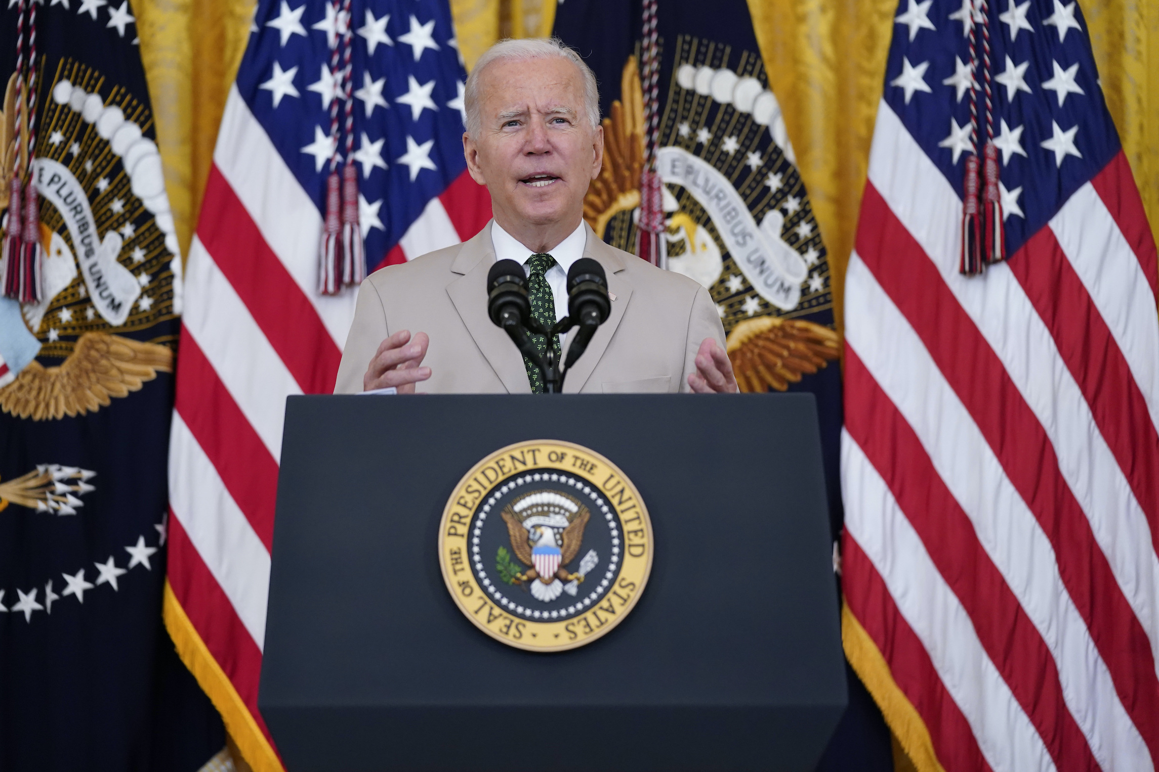 Biden flubs number of vaccinated Americans