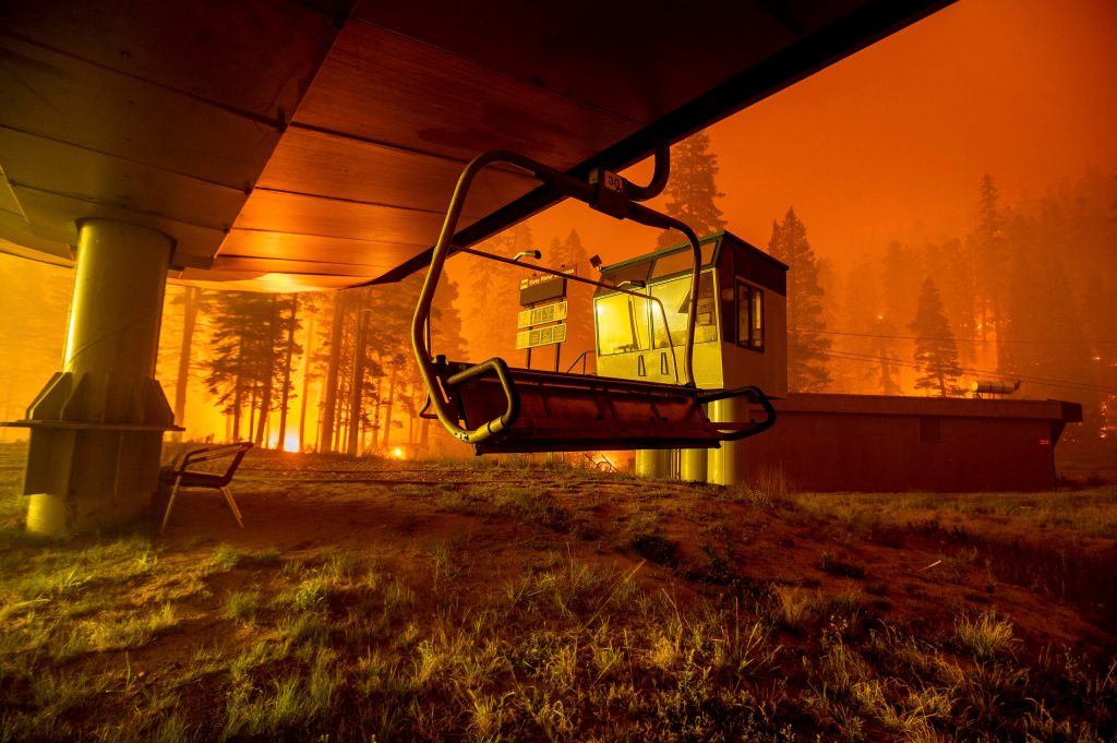 Evacuations ordered in South Lake Tahoe as Caldor fire expands