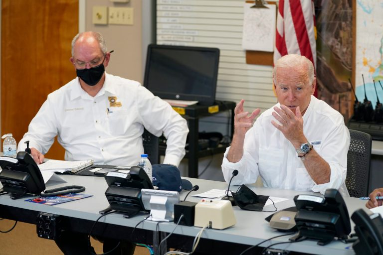 Biden visits Louisiana to survey Hurricane Ida damage