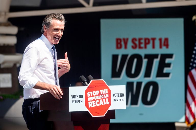 Newsom sounds alarm on California recall, pulling White House into the race