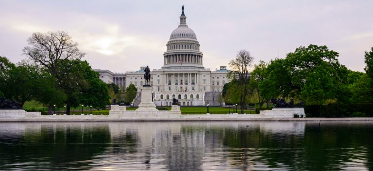 The Capitol is seen in Washington, early Wednesday, April 28, 2021. (AP Photo/J. Scott Applewhite)     