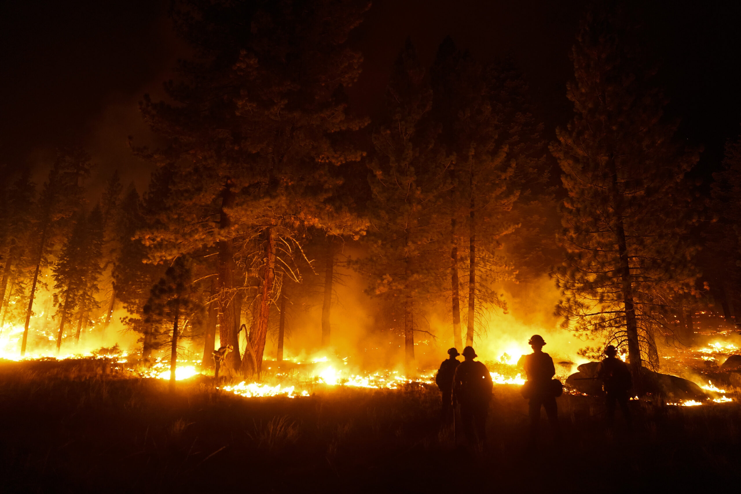California police arrest father and son suspected of starting wildfire that threatened Lake Tahoe