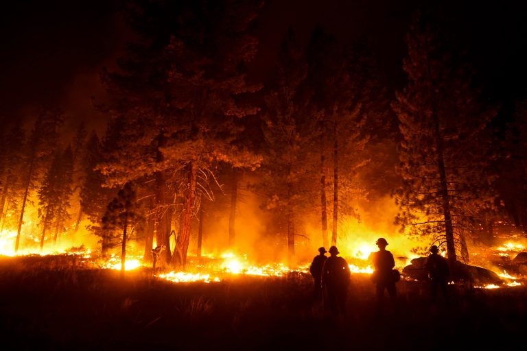 California police arrest father and son suspected of starting wildfire that threatened Lake Tahoe