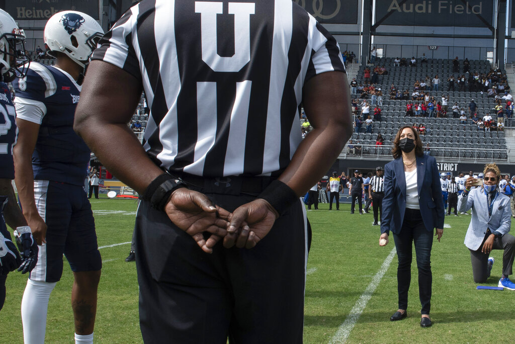 VP and ‘border czar’ Harris AWOL in Texas to watch football, appear on The View