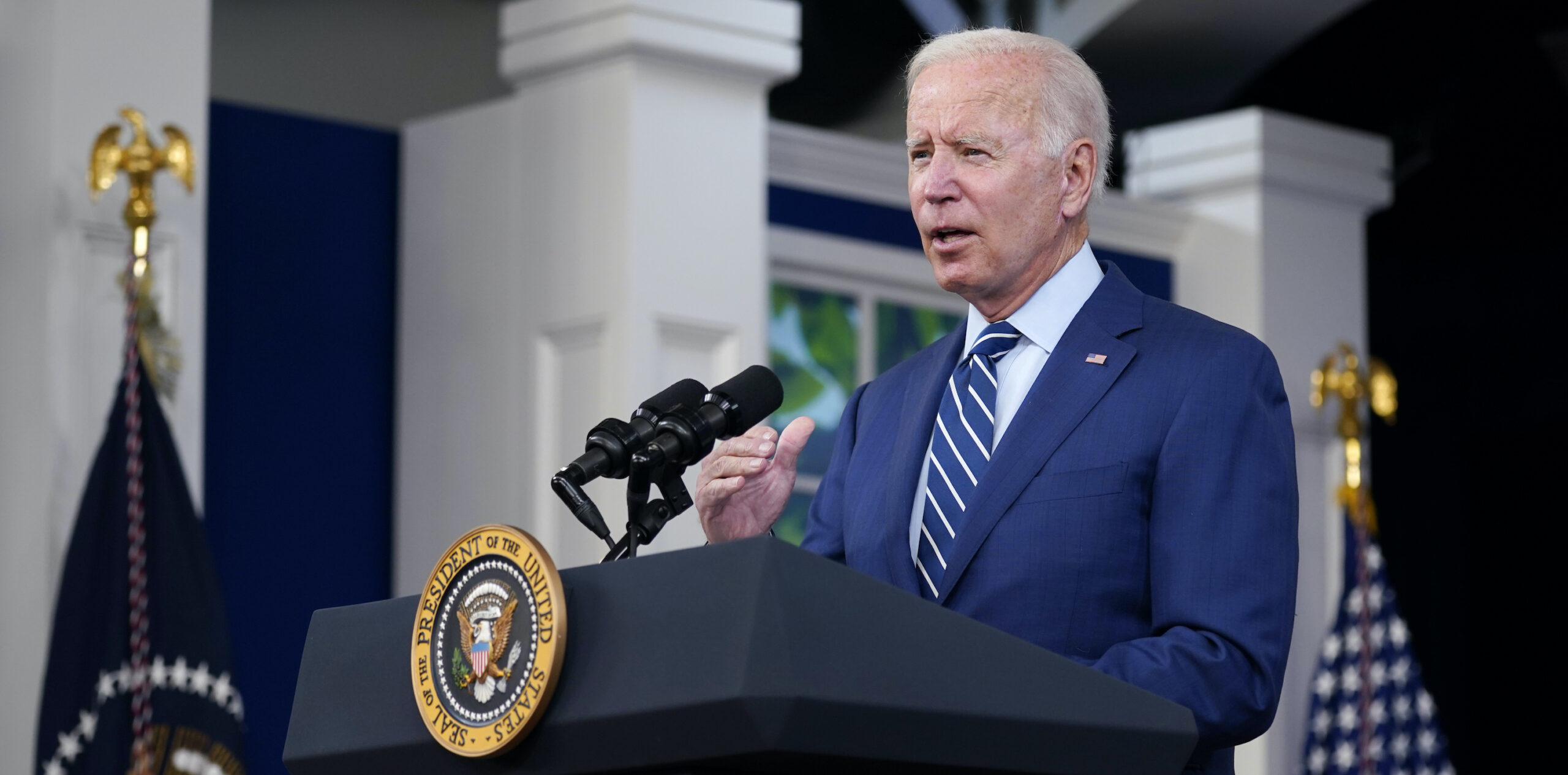 Biden approval rating dips as his agenda faces moment of peril