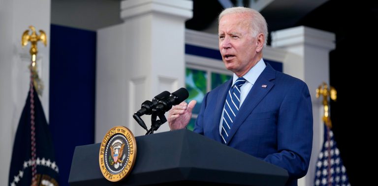 Biden approval rating dips as his agenda faces moment of peril