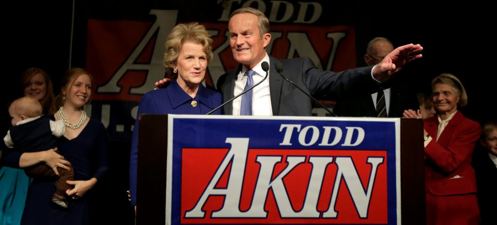 Former Rep. Todd Akin, whose abortion remark sunk his political career, dies at 74