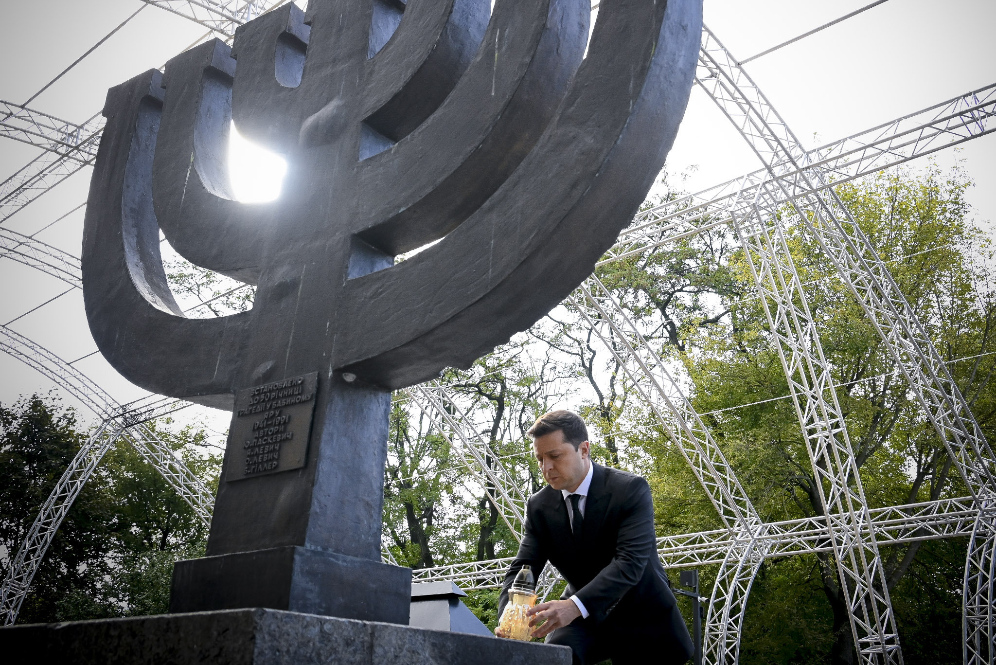Zelensky says Russian missile hit Babyn Yar Holocaust Memorial