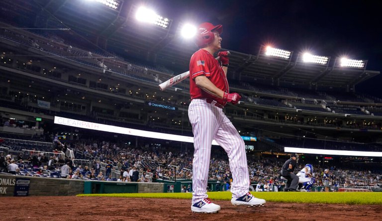 House Minority Whip Steve Scalise prepares to bat.