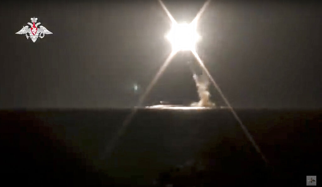 Russia says it successfully tested submarine hypersonic missiles