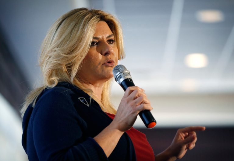 Gubernatorial candidate shoots ‘CRT’ and ‘voter fraud’ bottles in ad