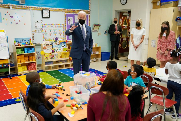Biden jokes to schoolchildren about dodging press questions
