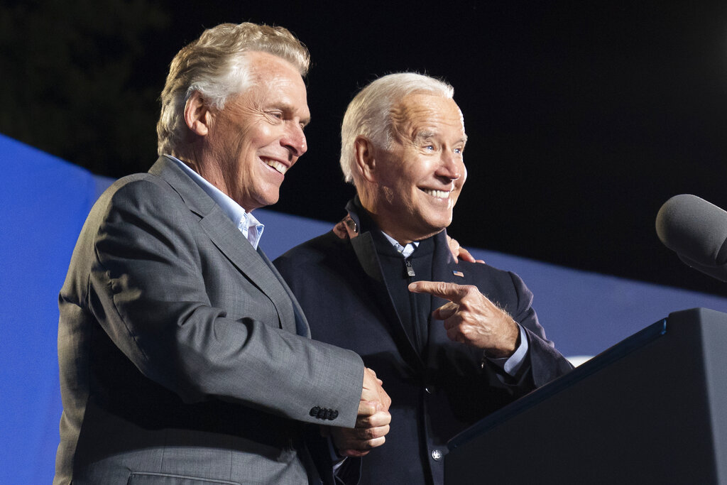 Joe Biden, Terry McAuliffe