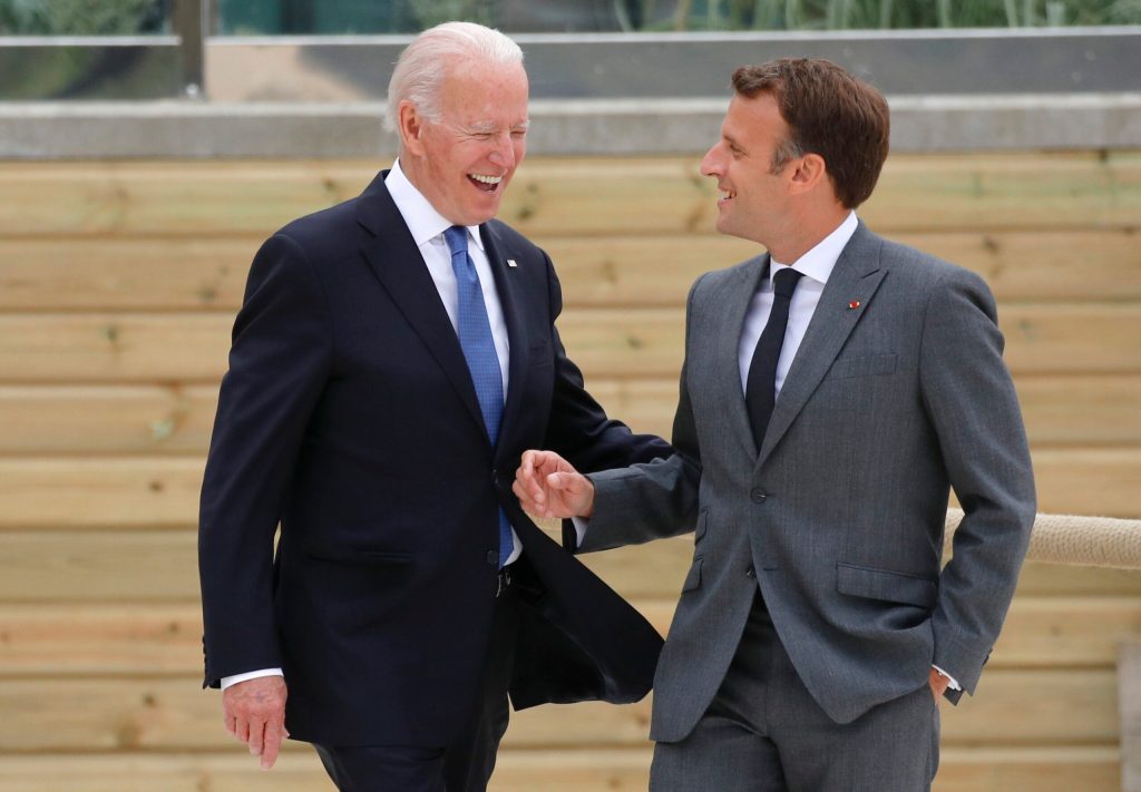 Biden thought Emmanuel Macron had been ‘informed’ in ‘clumsy’ submarine flap