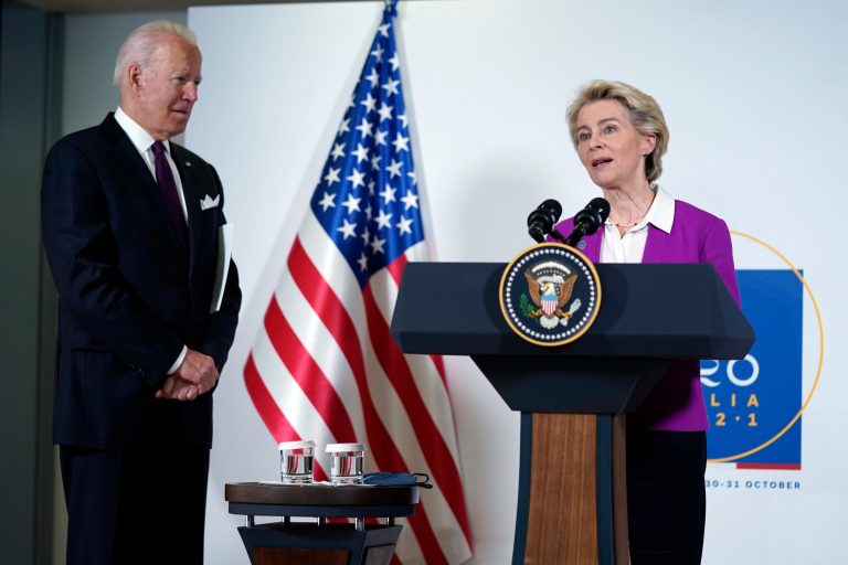 Biden and EU call on gas producers to have Europe’s back as Russia threatens